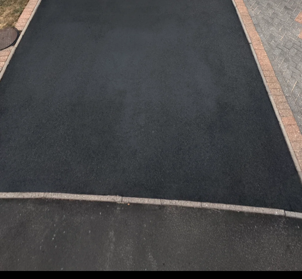 Tarmac driveway after restoration