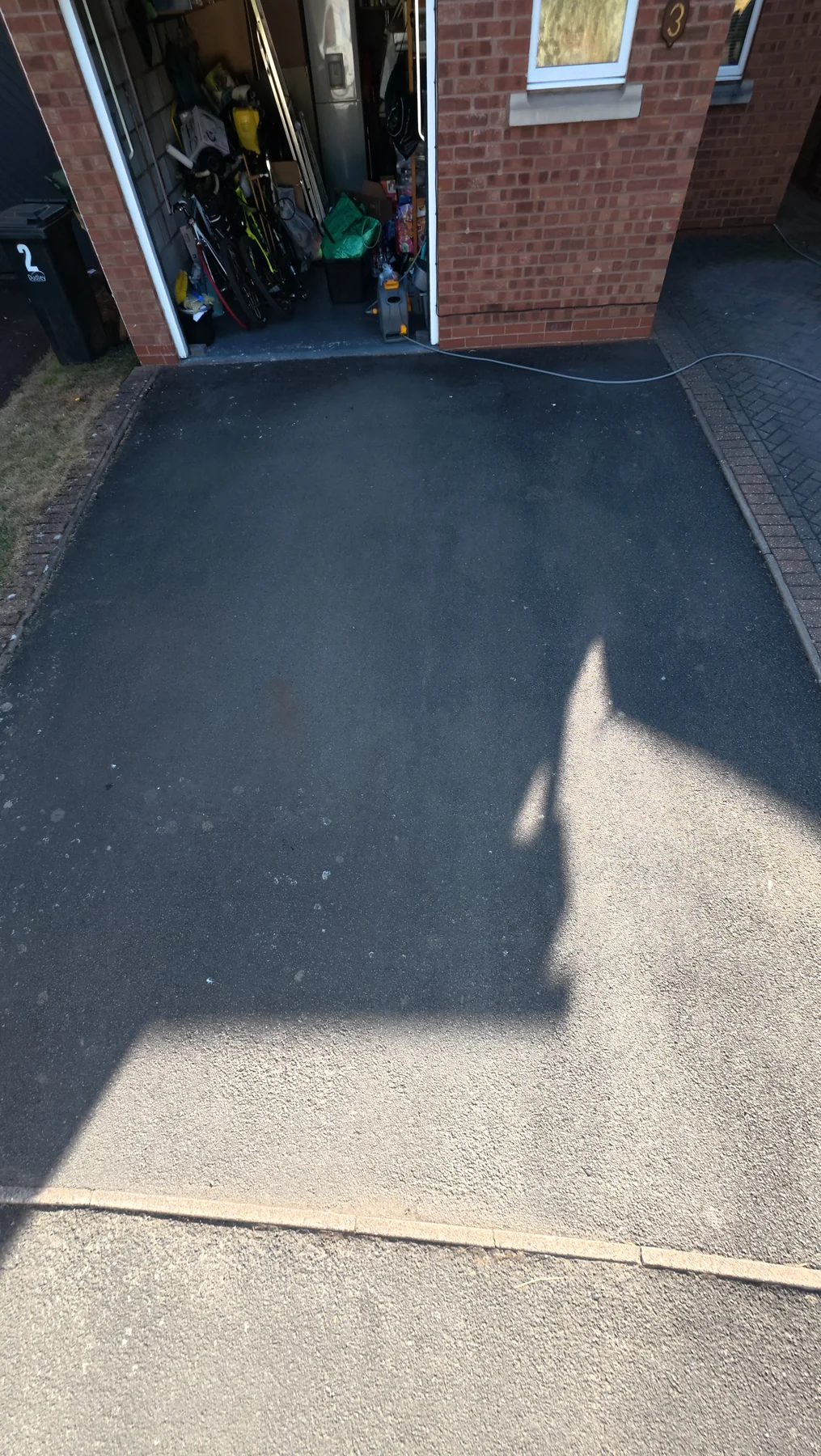 Tarmac driveway before restoration